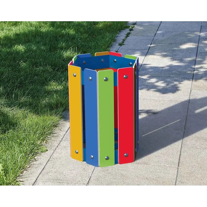 Poubelle spéciale enfants Arc en ciel