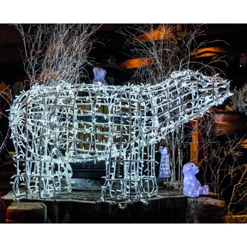 Animaux de Noël décoration extérieure