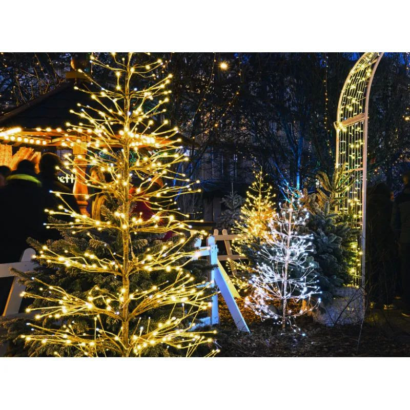 Motif lumineux de Noël pour poteau ou à poser