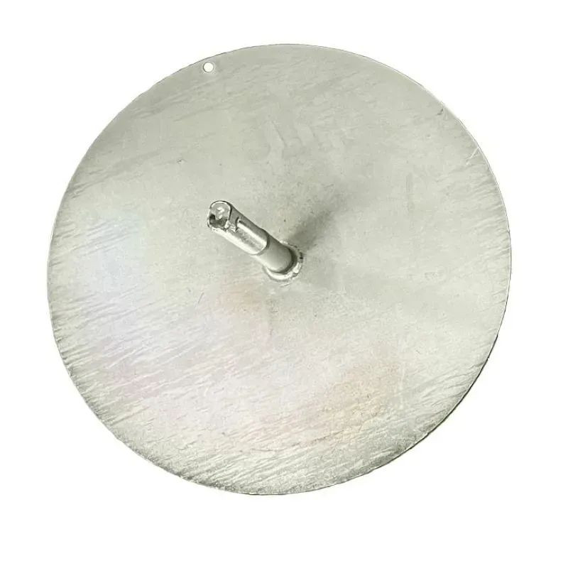 Platine d'ancrage pour borne souple à mémoire de forme autorelevable