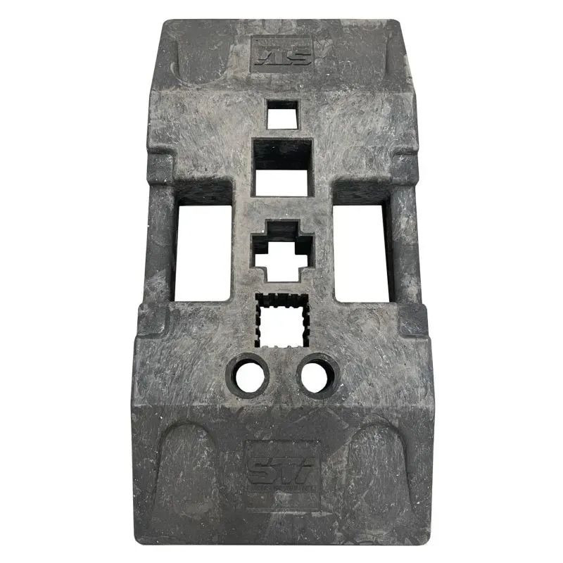 Plastobloc 24 kg - Empreinte 8x4 cm, 6x6 cm, 4x4 cm, 8x8 cm, D.4.2 cm