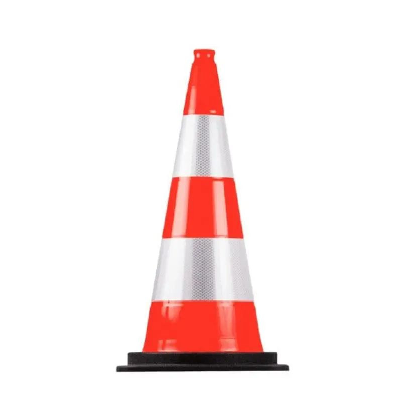 Cône d'autoroute K5A 4.2 kg hauteur 75 cm - Embase PVC recyclé