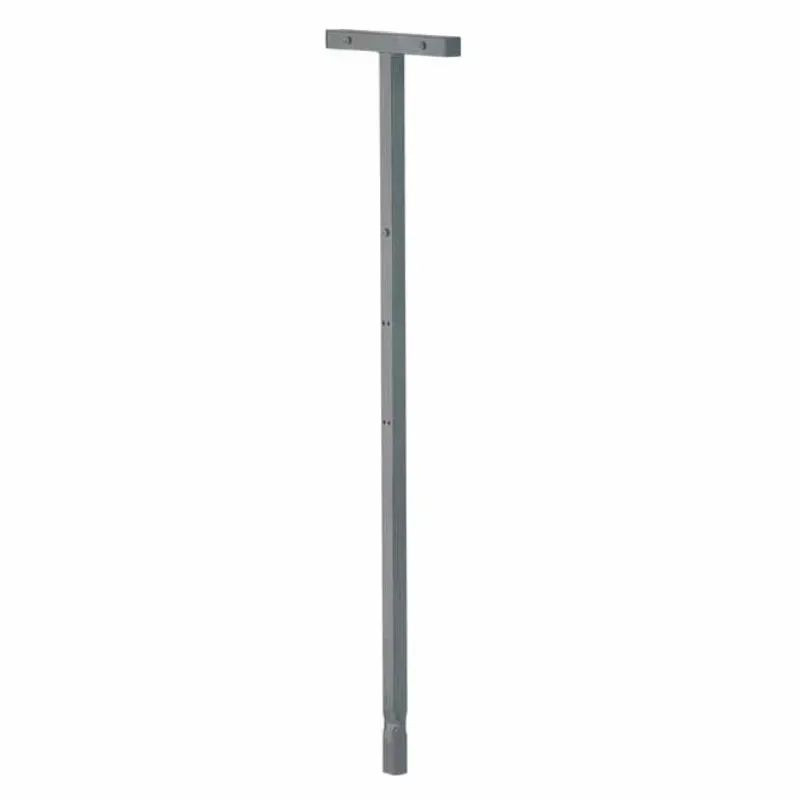 Poteau à enfouir pour corbeille décrochable murale Arkea