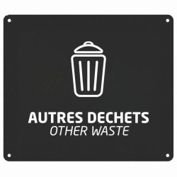 Plaque signalétique de tri sélectif murale - Collec