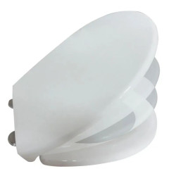 Abattant WC silencieux déclipsable antibactérien - Duplex