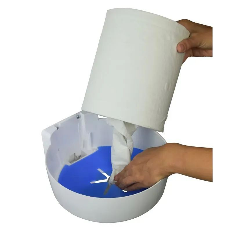 Distributeur essuie-mains dévidage central - Rollado