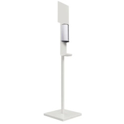 Distributeur de gel hydroalcoolique sur pied automatique - Sanimains