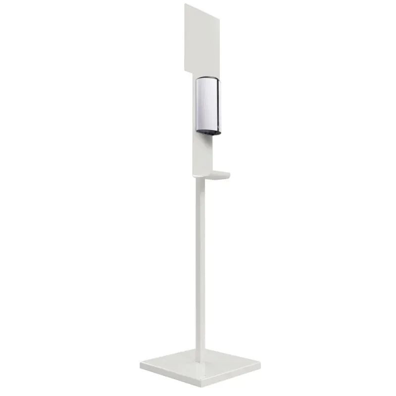 Distributeur de gel hydroalcoolique sur pied automatique - Sanimains