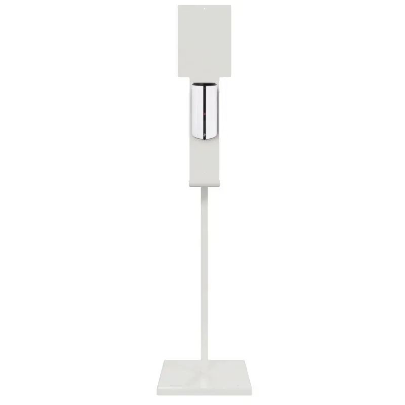 Distributeur de gel hydroalcoolique sur pied automatique - Sanimains