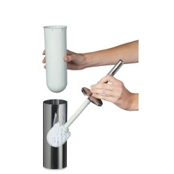 Porte balayette wc mural ou à poser antibactérien