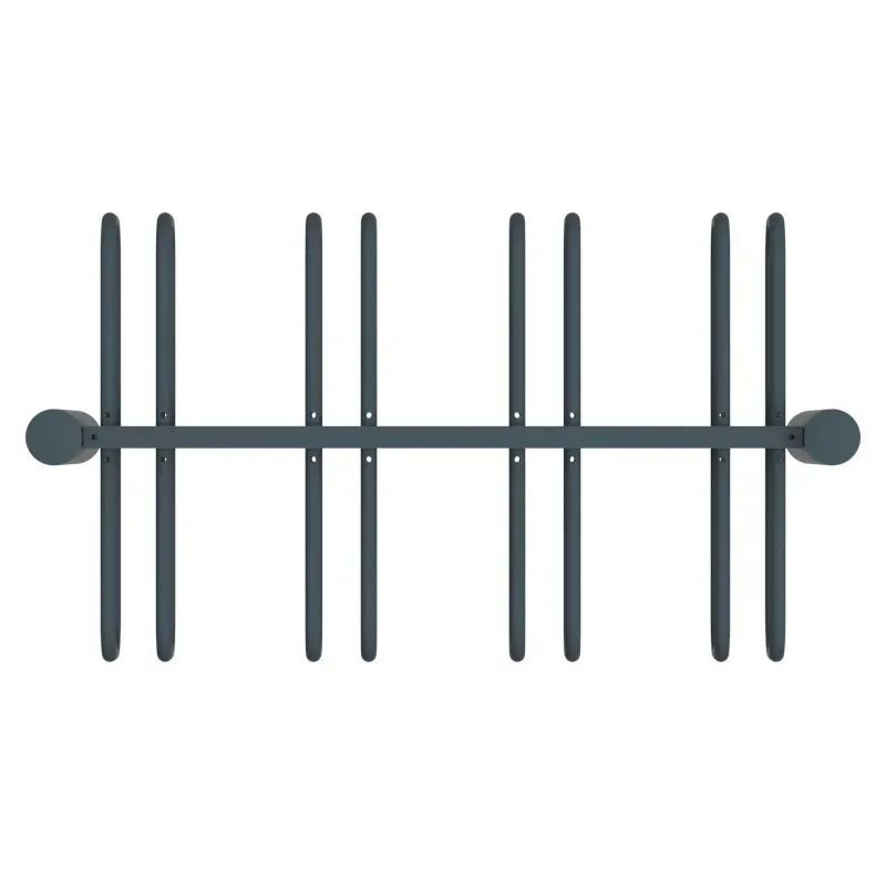 Support vélos 2 x 4 places avec tête bombée - Cyclo