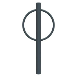 Support vélos cintre avec tête bombée - Cyclo