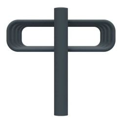 Support vélos 2 x 4 places avec tête bombée - Cyclo