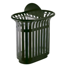 Poubelle de ville de tri sélectif 2 flux - Tulipe