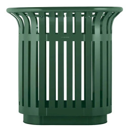 Poubelle de tri sélectif 2 flux d'extérieur - Rossignol Tulipe