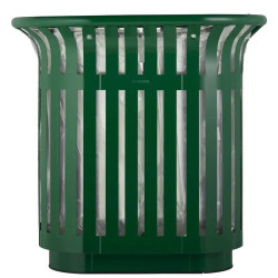 Poubelle de tri sélectif 2 flux d'extérieur - Rossignol Tulipe