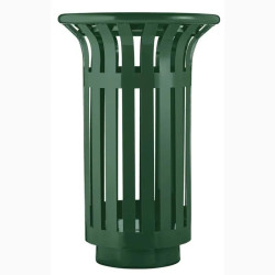 Poubelle de tri sélectif 2 flux d'extérieur - Rossignol Tulipe