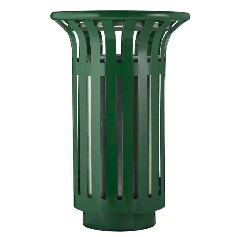 Poubelle de tri sélectif 2 flux d'extérieur - Rossignol Tulipe