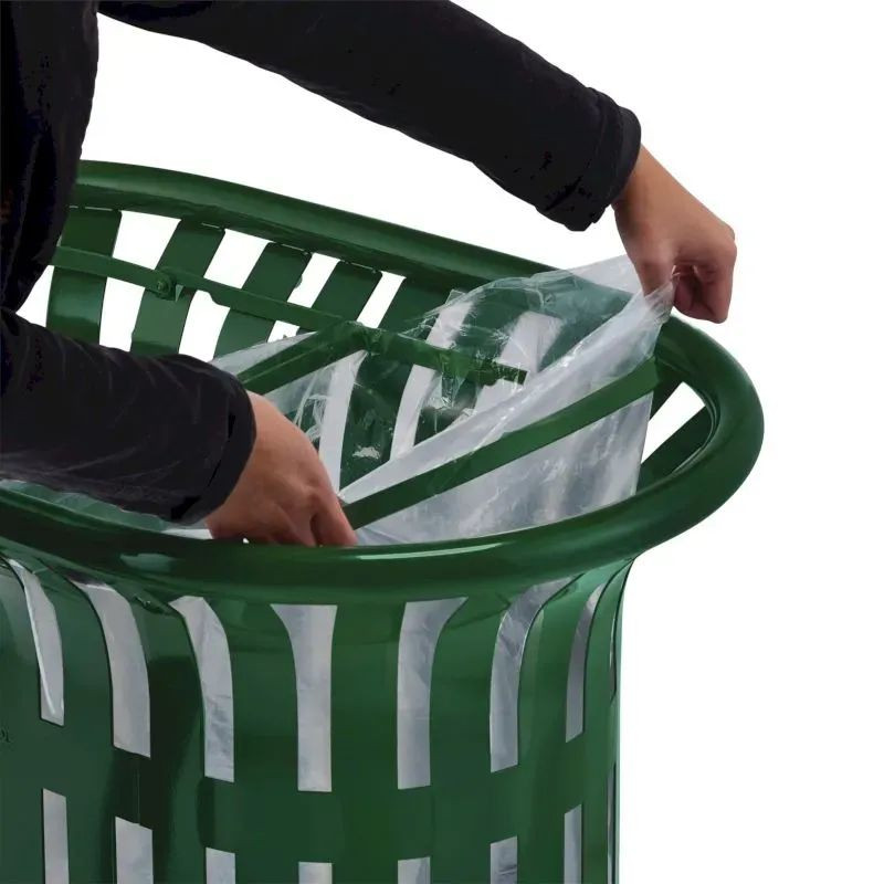 Poubelle de tri sélectif 2 flux d'extérieur - Rossignol Tulipe