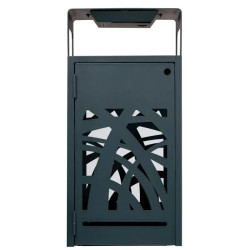 Poubelle cendrier pour collectivités design - Cybel