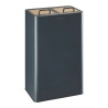 Poubelle de tri sélectif 2 bacs 40 litres Rossignol Venus Signature