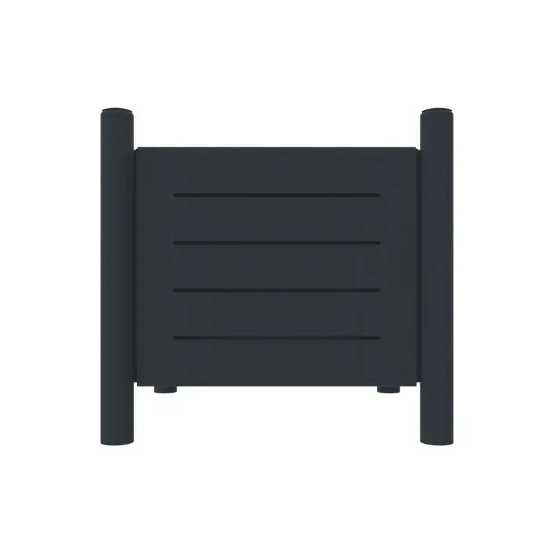 Jardinière 75 litres en métal RAL 7016 - Rossignol Vibrato Métal