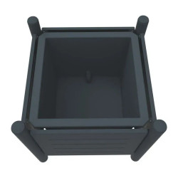 Jardinière 75 litres en métal RAL 7016 - Rossignol Vibrato Métal