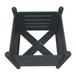 Jardinière 75 litres en métal RAL 7016 - Rossignol Vibrato Métal