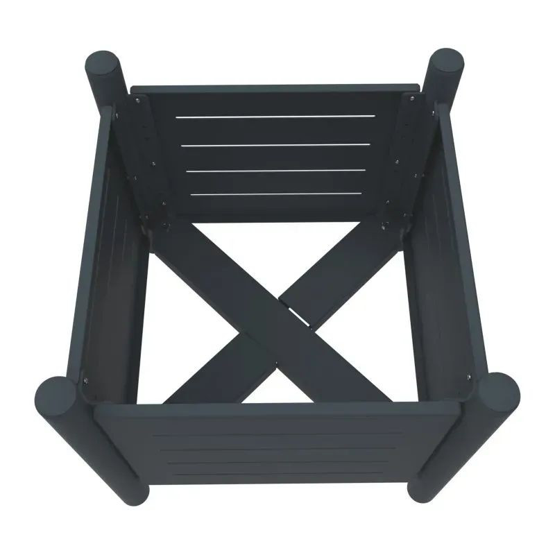 Jardinière 75 litres en métal RAL 7016 - Rossignol Vibrato Métal