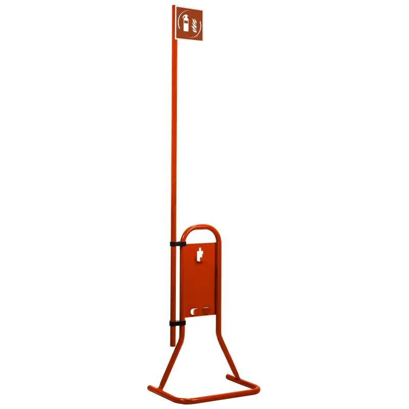 Support extincteur avec pied