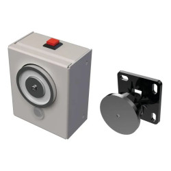 Ventouse maintien de porte ouverte murale - Bi-tension 24-48V