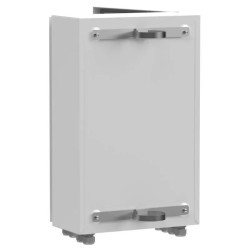 Coffret vide IP66 grand modèle + RAIL DIN + grille - COF-IPG1