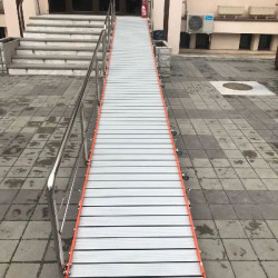 Rampe PMR enroulable et amovible - Roll UP