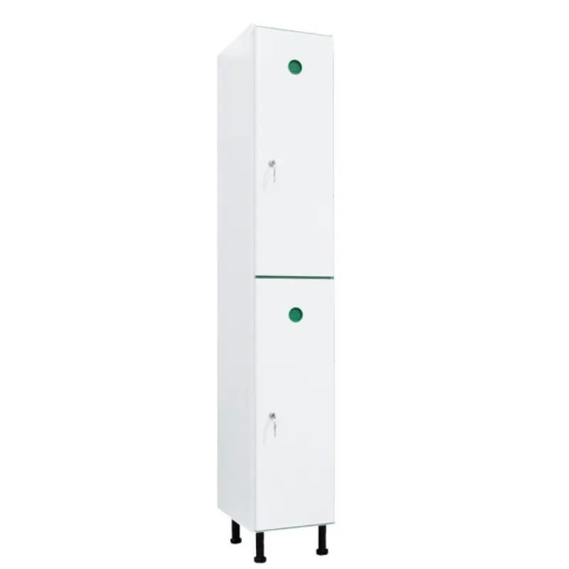 Vestiaire plastique PVC 2 cases anti bactérien PT