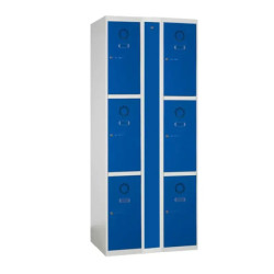 Casier électrifié Monoblok-E - 3 cases par colonne + porte de contôle