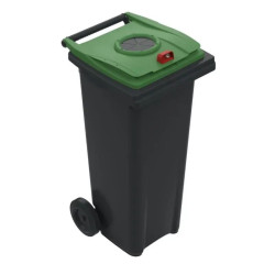 Bac poubelle verre 140L 2 roues - Sulo