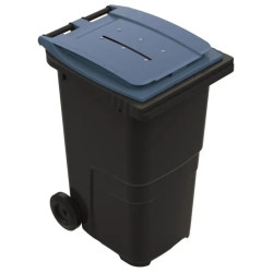 Bac poubelle papiers confidentiels 240L 2 roues - Sulo