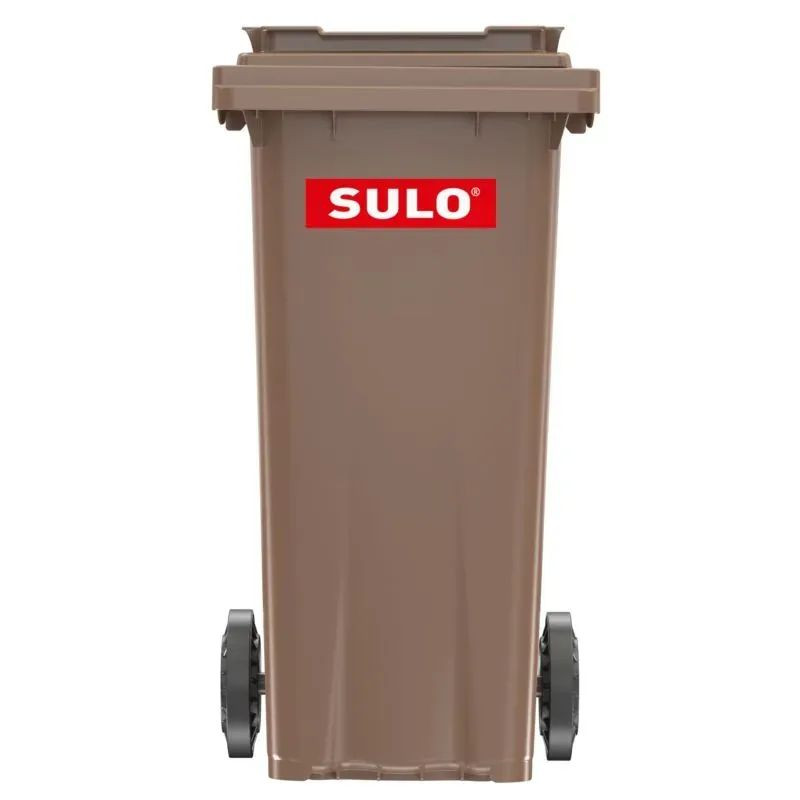 Poubelle déchets organiques 120L marron - Sulo