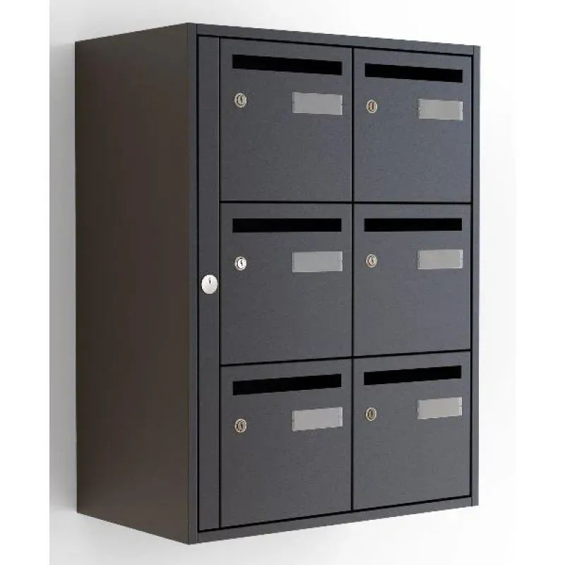 Bloc boite aux lettres intérieur - Edelen Excellence acier classique