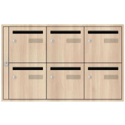Bloc boite aux lettres intérieur - Edelen Excellence bois