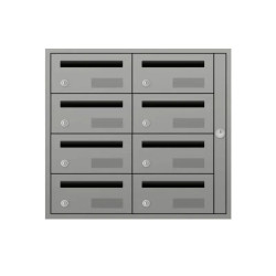 Bloc boite aux lettres rénovation d'intérieur - Edelen Evidence acier