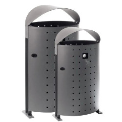 Corbeille de ville avec cendrier Dara - Benito PA694SMO