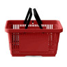 Panier magasin 22 L avec une ou deux anses