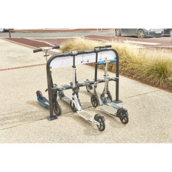 Support 12 trottinettes face-à-face