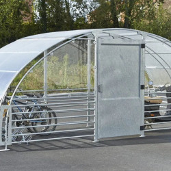 Abri fermé pour 6 à 12 vélos 