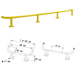 Arceau de protection pour rack industriel