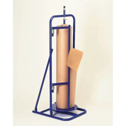 Dérouleur coupeur papier kraft - Vertical