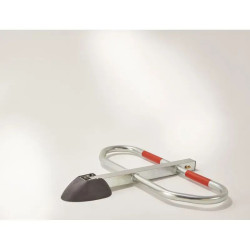 Barrière de parking  à pied central rabattable