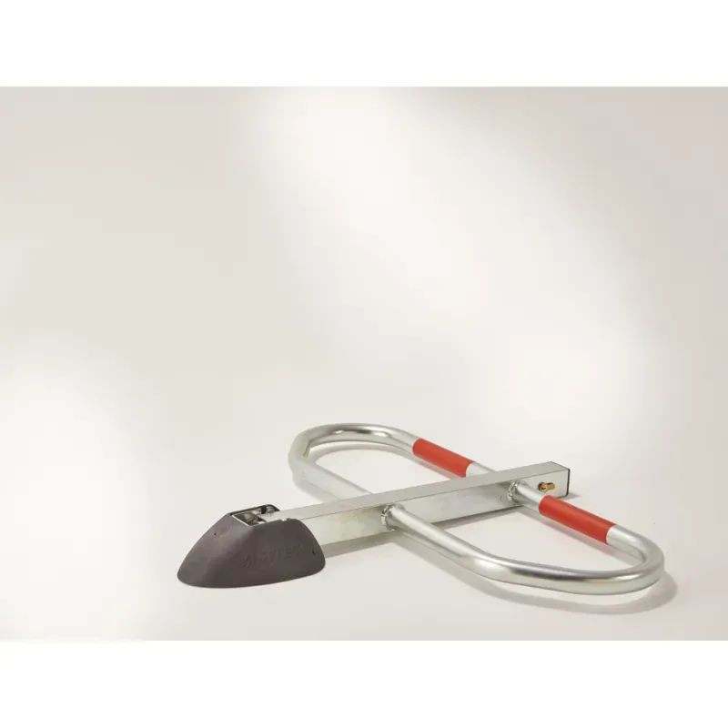 Barrière de parking  à pied central rabattable