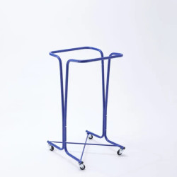 Support sac poubelle gros volume 240 à 400l sur roulettes